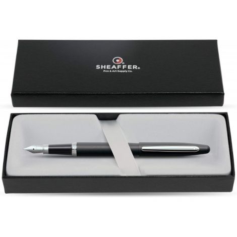 Pióro wieczne Sheaffer VFM Chromowany Czarny - 4